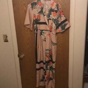 Peachy Garden Jumpsuit